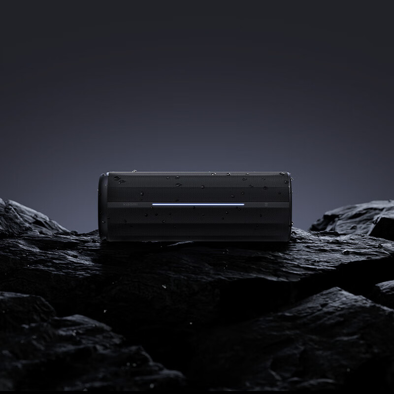 Xiaomi (MI) Xiaomi Bluetooth Speaker Outdoor Hi-Fi Speaker Acoustic Small Steel Cannon Xiaomi ThePaper Zhilian Waterproof and Dustproof Camping NFC Speaker Star Gray