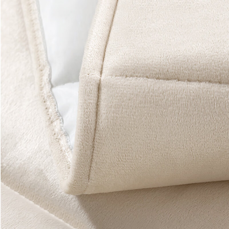 Jingxun bedside cover protective cover cream style thickened quilted high-end backrest bedside cover beige 1.8m
