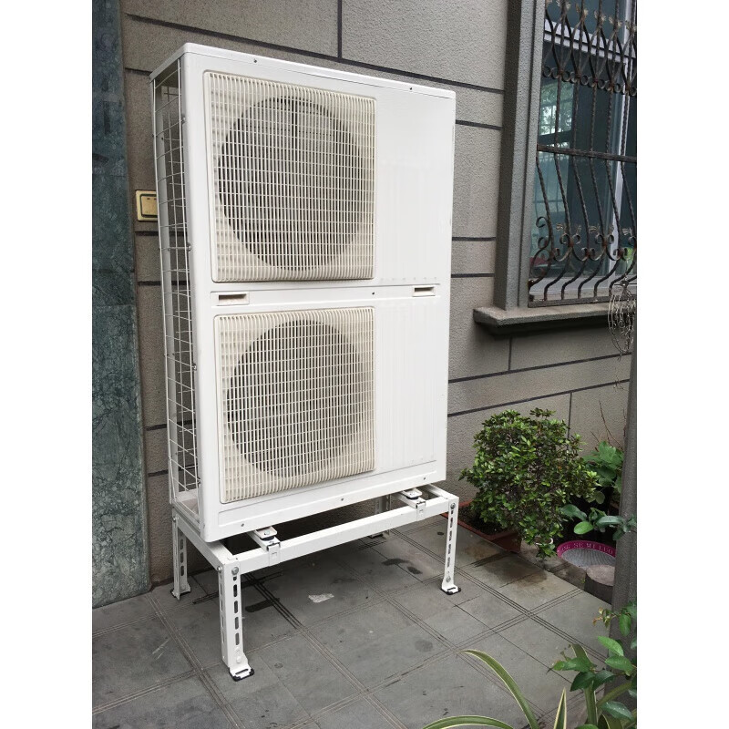 Air conditioning outdoor unit bracket floor-standing thickened shock-absorbing and shock-proof frame angle iron frame base floor frame XE-C3 (length 800*height 300*depth 400) Height