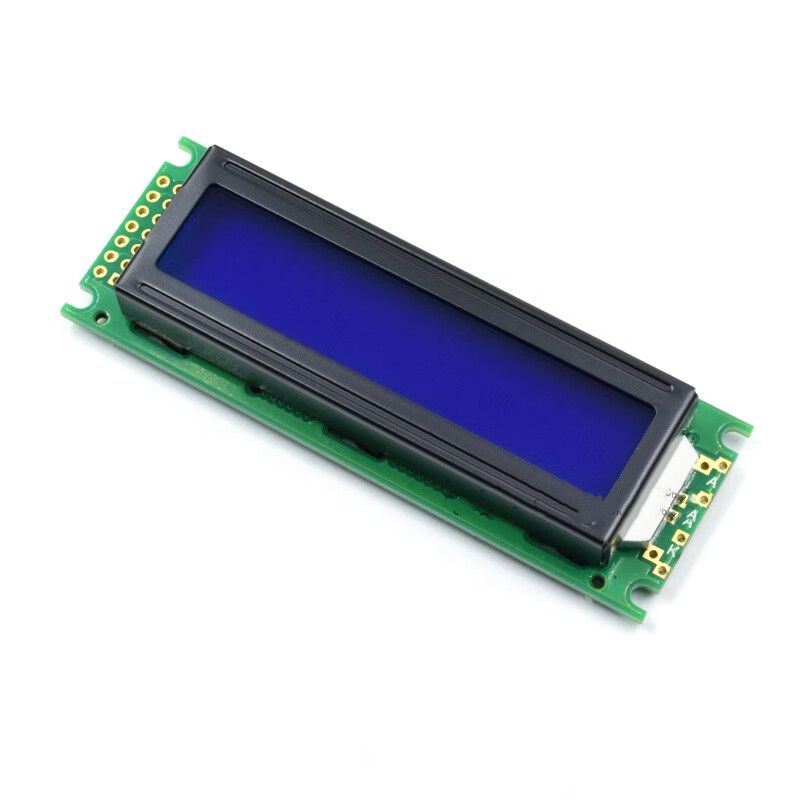 Ouhuayuan LCD1602a LCD screen TM162V-2 side double row interface supports blue screen, yellow and green screen, gray screen 85*30mm white background and black characters 5V