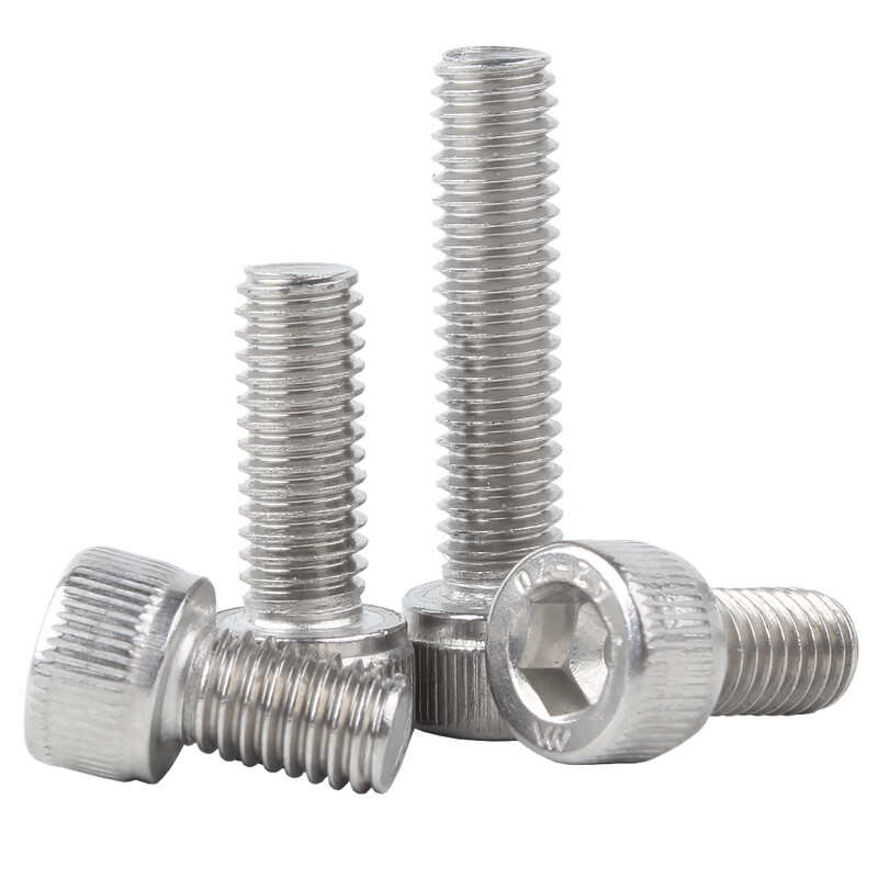 Guwanji inner hexagonal screw 304 stainless steel cylindrical head bolt inner 6-angle cup head screw extended screw accessories M12x50-5 only