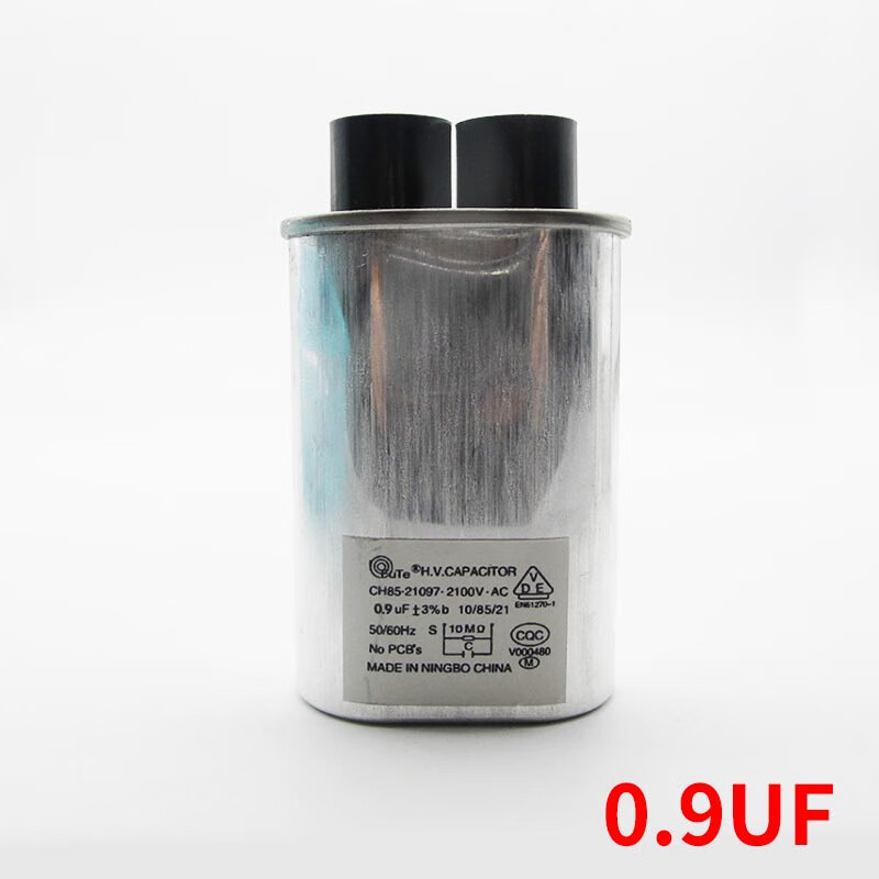Microwave oven high voltage capacitor 0.85UF/0.9UF/0.95UF/1.0UF2100V universal for all major brands 0.9UF/2100V
