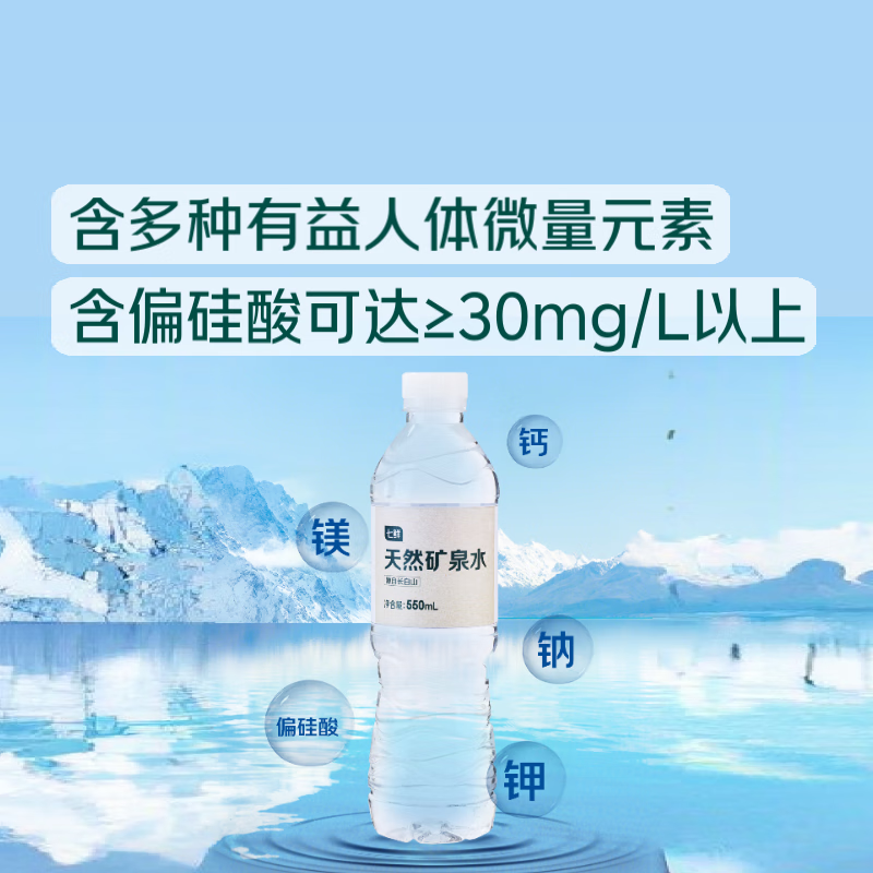 Qixian Changbai Mountain Natural Mineral Water 550ml*12