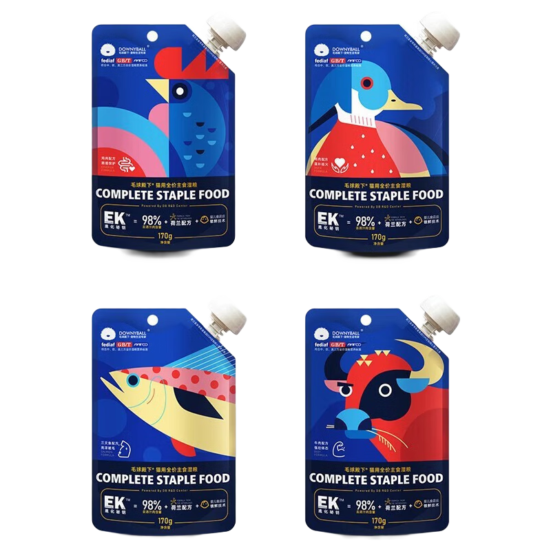 His Highness Cat Full-price Staple Food Wet Food for Adult Cats and Kittens Universal Soft Canned Full-Term Cat Staple Food Pack EK Series