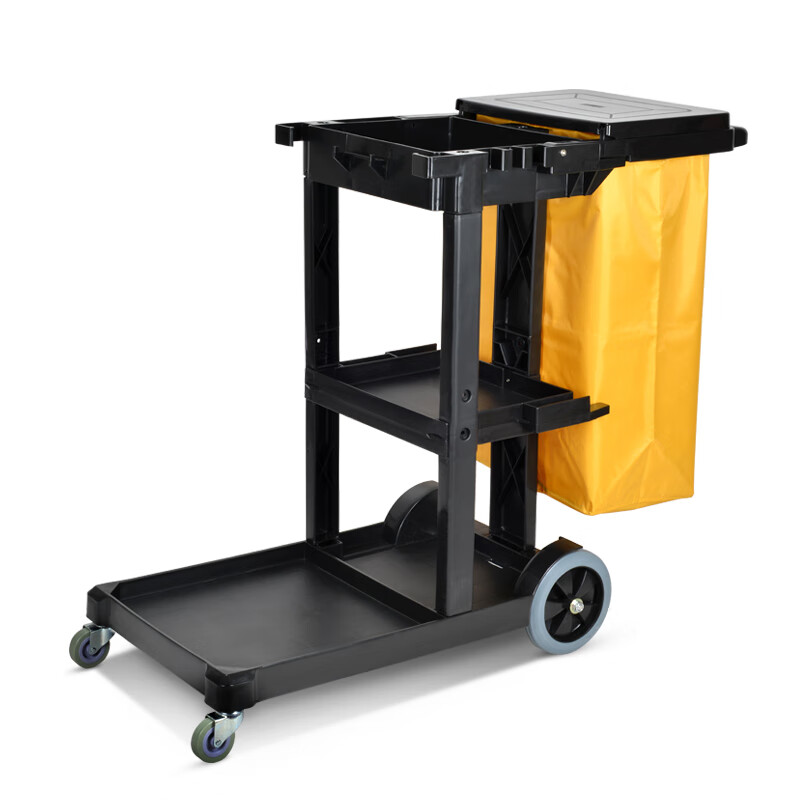 Supercloud multifunctional cleaning cart cart linen cart property shopping mall hotel room service cart cleaning package D