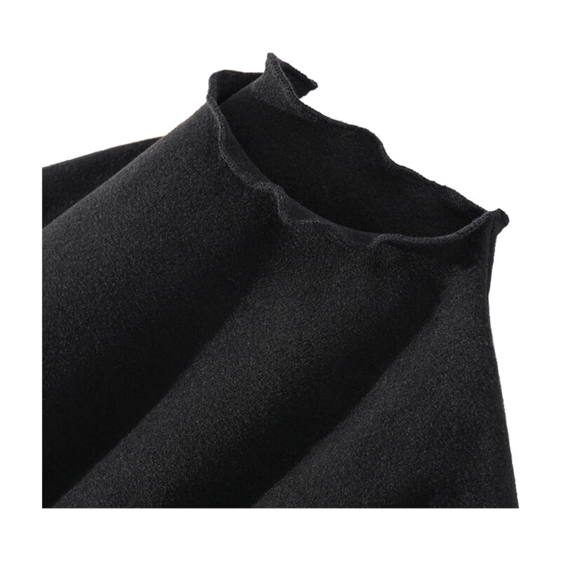 Jeanswest women's autumn new style simple, versatile, comfortable and soft women's fungus bottoming shirt, trendy and fashionable women's T-shirt JR black 8010 XL 175/96A