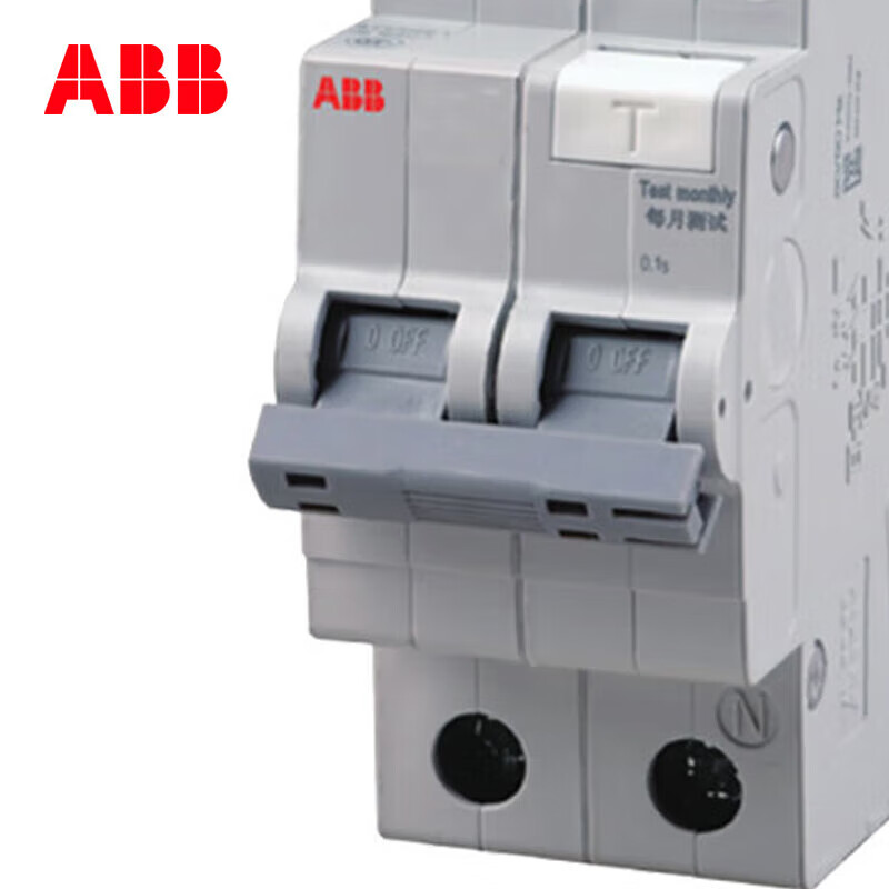 ABB air switch GSE201 series 230VAC 1P+N 16A electronic 30mA GSE201 AC-C16/0.03 10236256 leakage protection switch
