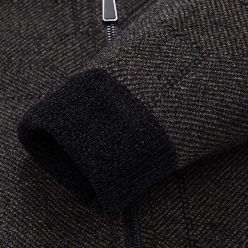 ROMON cotton jacket men's short stand collar thick warm winter business casual jacket men 2167 gray 180