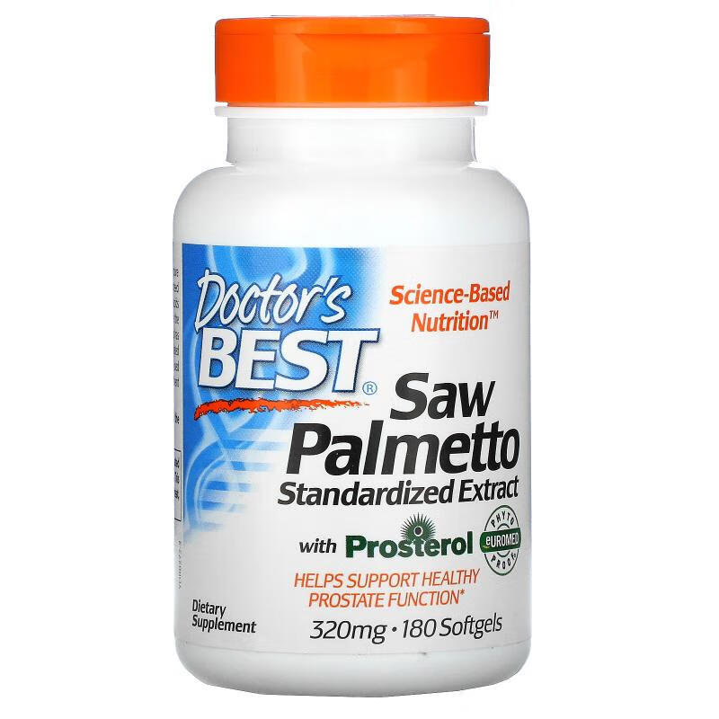 Doctor's bestDoctor's Best Saw Palmetto Standardized Extract Softgel 320 mg 180 capsules 180 capsules