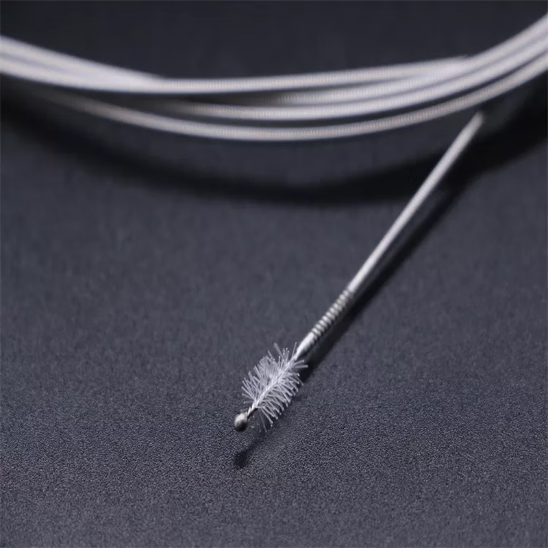 Shanghai Shen's reusable gastroscope brush, enteroscope brush, ureteroscope brush, laryngoscope brush, nephroscope brush, gastrointestinal brush, gastroenteroscope brush, Olympus Pentax, Fujikai Kaili Aohua endoscopic brush SD2104 (1.2 meters long, fiber bronchoscope, bronchoscope, laryngoscope cleaning)