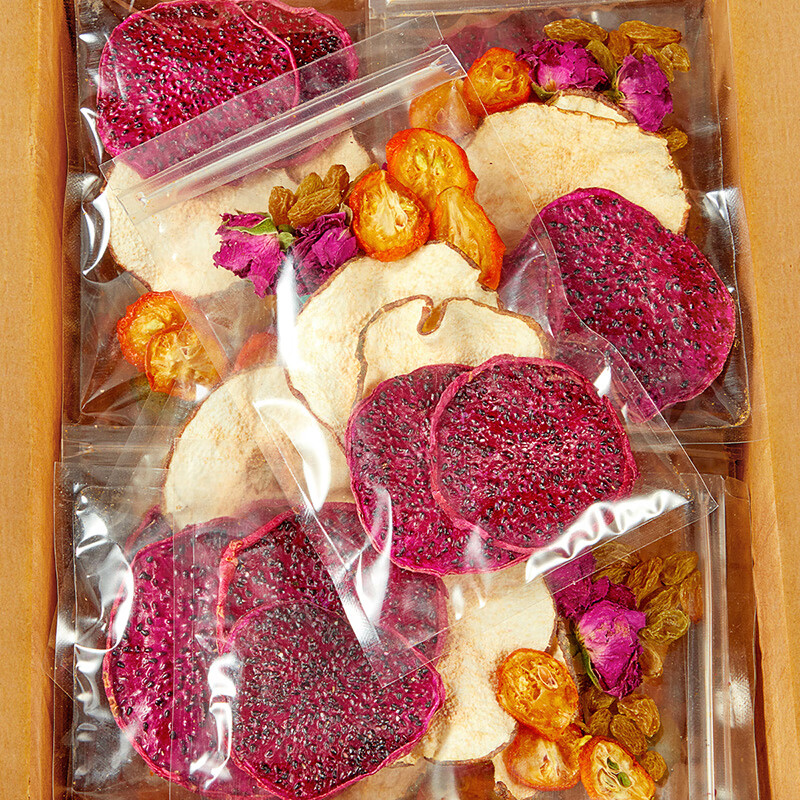 Yijiangnan Fruit Tea Cold Brew Tea Scented Tea Tea Girl Kumquat Lemon Slices Dragon Fruit Slices Tea