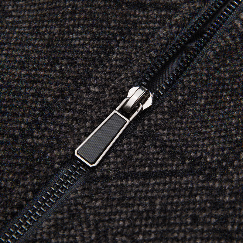 ROMON cotton jacket men's short stand collar thick warm winter business casual jacket men 2167 gray 180