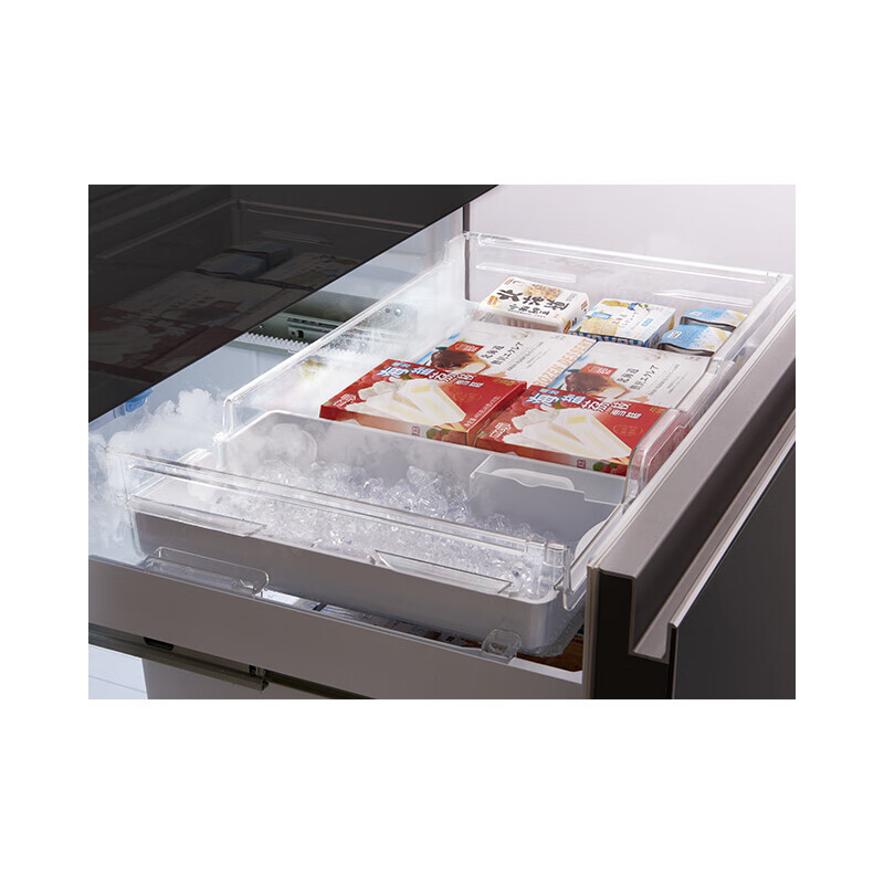 Panasonic 618-liter large-capacity French-style multi-door refrigerator, variable frequency air-cooling, frost-free, electric touch door, Nanoyi