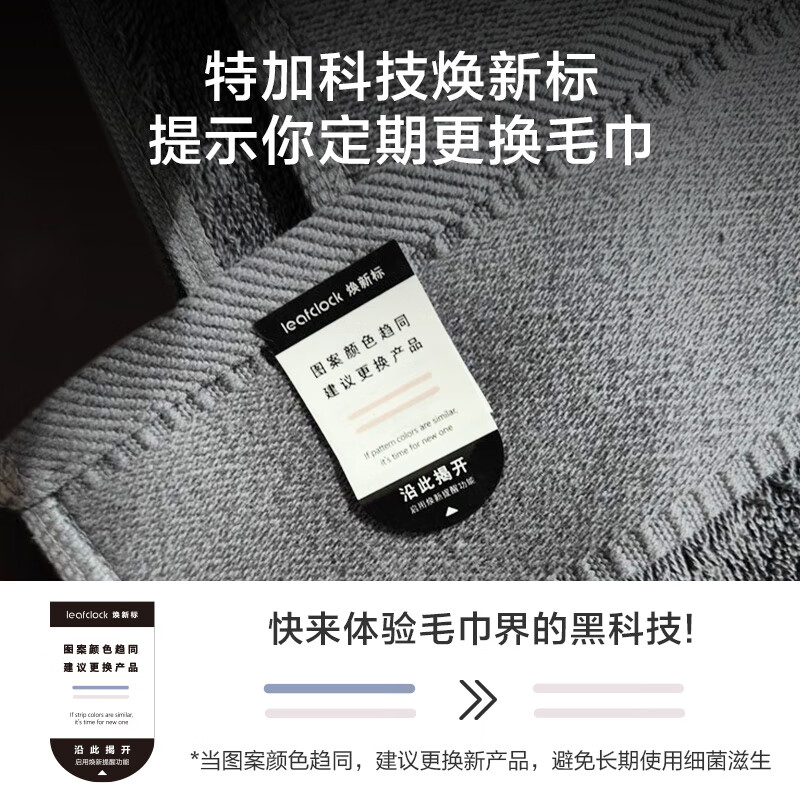 Made in Tokyo, 180g thickened and soft towels, five-star hotel type A pure cotton, large adult men and women towels, 2 pieces, elegant gray