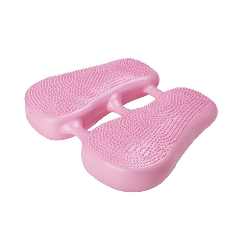 CLCEY flat support aerobic air step pad fat reduction inflatable step pad stepper home fitness walking stepper in place inflatable stepper pink with pump