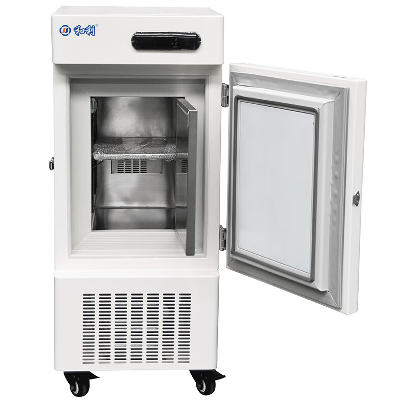 Heli with temperature display, adjustable temperature control, ultra-low temperature refrigerator -80 laboratory reagents, biological research, minus 60 cryogenic freezer, small industrial minus 80 degree freezer -86 degrees 28 liters (DW-86L28)