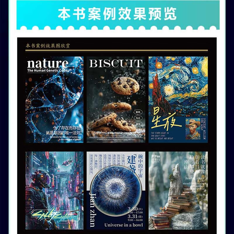 101 examples of AI-assisted poster design (keywords + design ideas + insights)