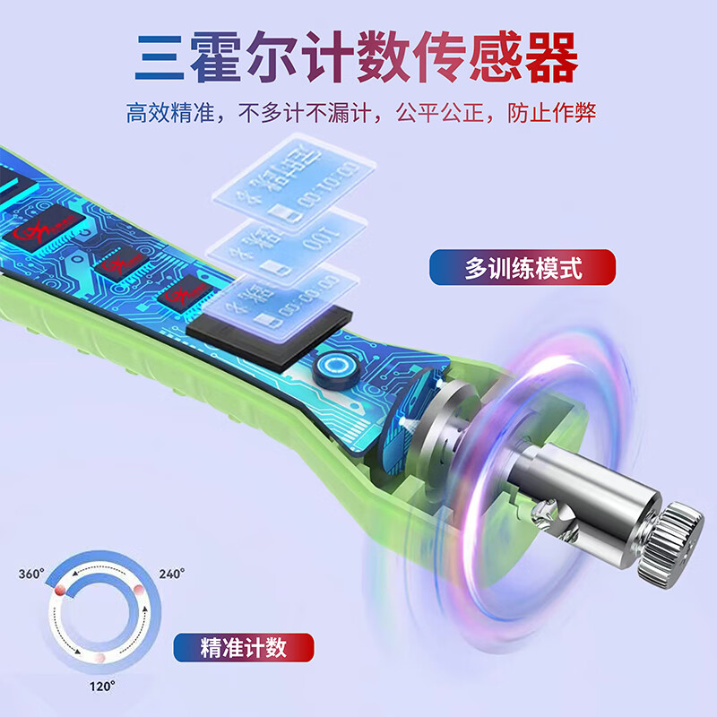 Peilin Sports High School Entrance Examination Special Skipping Rope Junior High School Students Physical Examination Steel Wire Type A Counting Timing Skipping Rope for Primary and Secondary School Students Bluetooth Charging Version Type A Counting Timing Bluetooth Version -4MM