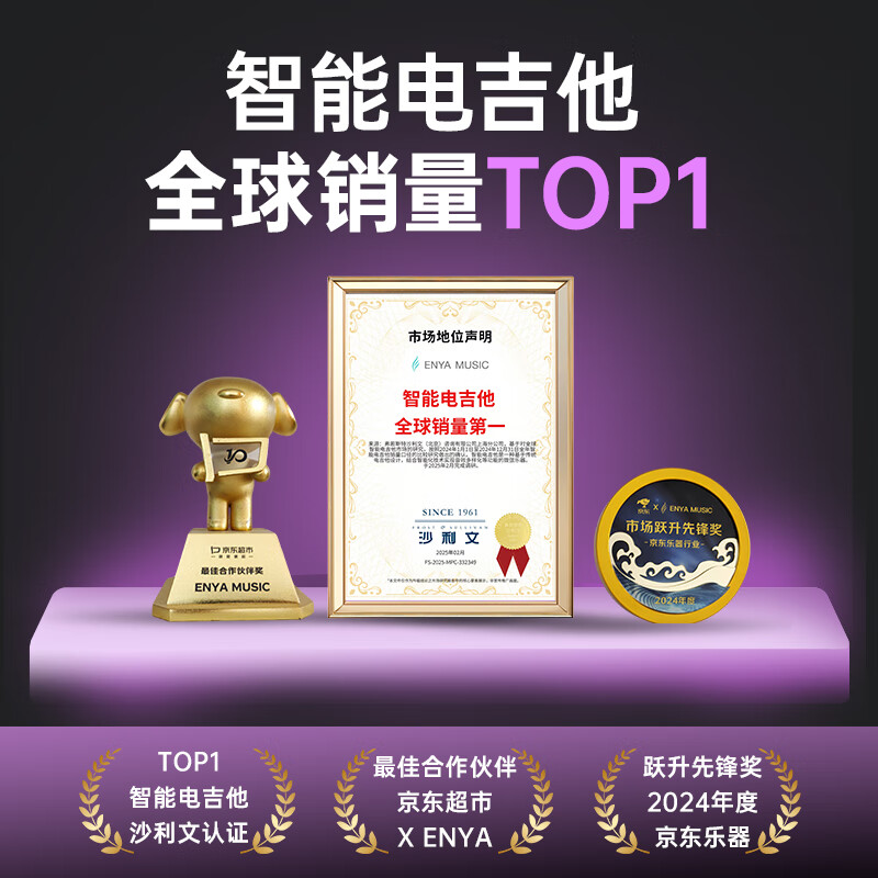 Enya Enya Nova Go Sonic Hatsune Miku co-branded smart carbon fiber men's and women's electric guitar for beginners Sakura Pink-Exclusive Gift-8 Warehouse Quick Delivery