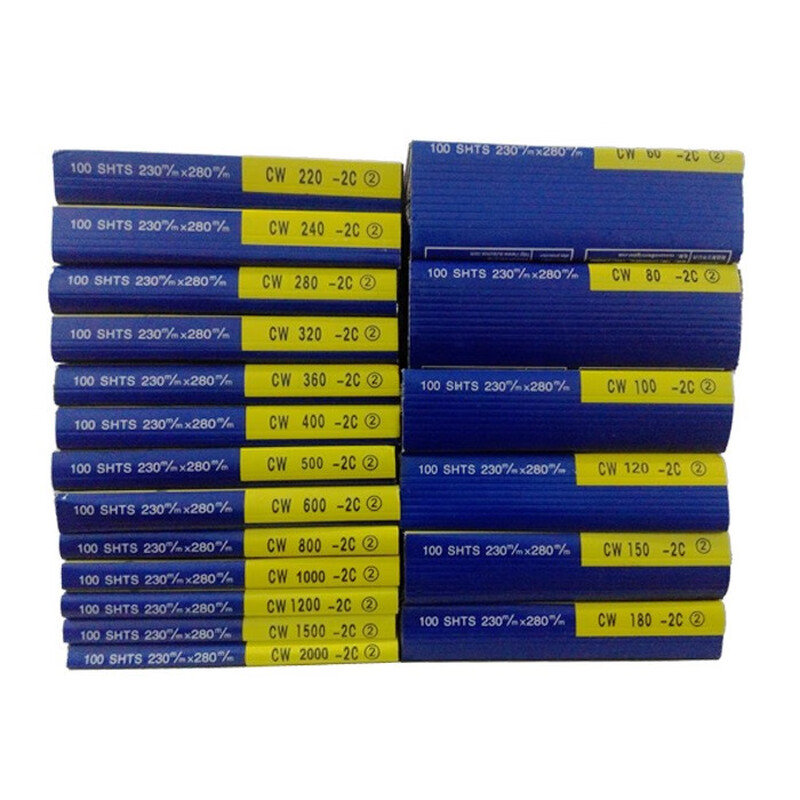 Eagle hemisphere sandpaper Eagle brand sandpaper 400 mesh-2000 mesh 2 sheets each for wet and dry use metal wall furniture stationery polishing