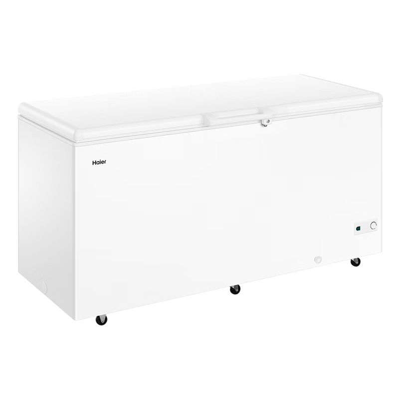 Haier Haier Freezer 300L Refrigerated Refrigeration Conversion Large Capacity White Horizontal Commercial Freezer Household Single Temperature Freezer Commercial Refrigeration Level 1 Energy Efficiency Freezer 429L