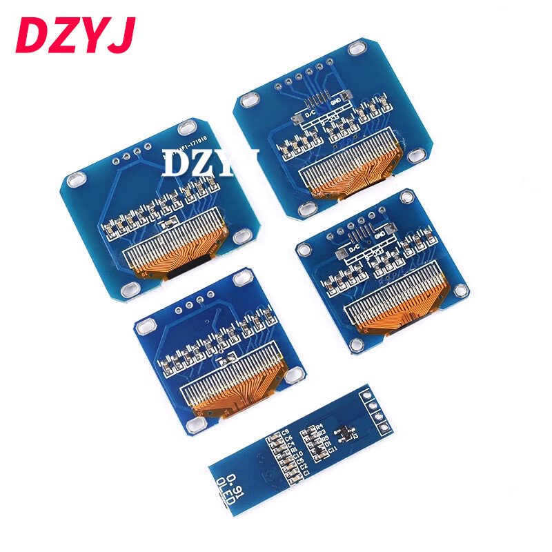 0.96-inch OLED display module 0.91 1.3 1.54-inch 12864 LCD screen 4/6/7-pin IIC/SPI 1.54-inch 7-pin yellow display