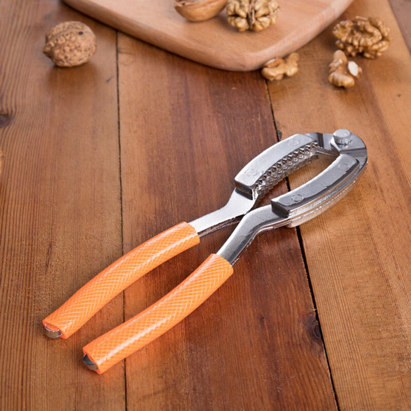ZQ walnut clip walnut artifact household walnut pliers multi-functional walnut sheller thickened and labor-saving spring clip half core easy to deform
