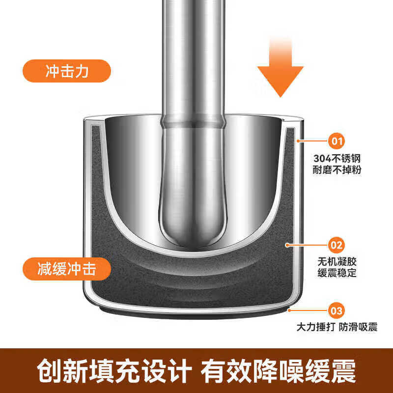 Zwilling (ZWILLING) German tail goods 304 stainless steel masher solid garlic masher household grinder medicine jar bowl 316 garlic masher