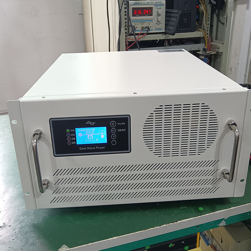 Shanshuo 5U DC 48V to AC 220V power frequency inverter 10KVA8KW pure sine wave inverter power supply DC to AC