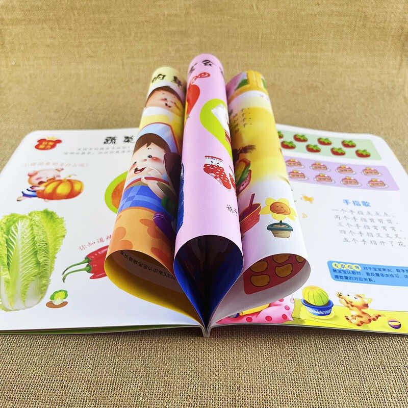 Children's picture books for children aged 0-4 years old, full set of 4 volumes of early education books, JD genuine books, educational books for 1-2 years old, one-year-old baby books, suitable books for two-year-olds and three-year-olds, left and right brain intelligence development books, whole brain thinking and logic training books, parent-child interactive games, kindergarten children's story picture books, sunshine baby children's books, money-saving cards