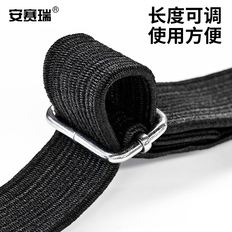 Ansery elastic binding rope adjustable elastic strap luggage cargo hook rope black 1 piece wide about 3cm long about 2m 2A01463