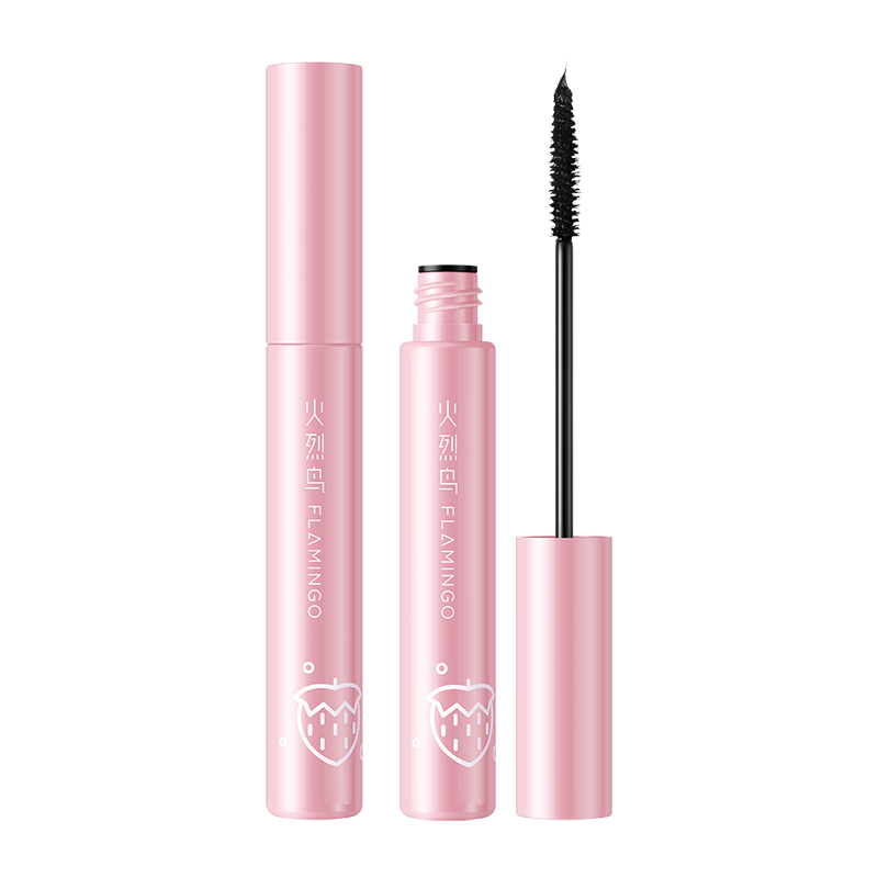 Flamingo Macaron Mascara Fine Brush Head Naturally Thick and Curly Not Easily Smudged 7.5ml Gift for Girls on Valentine's Day
