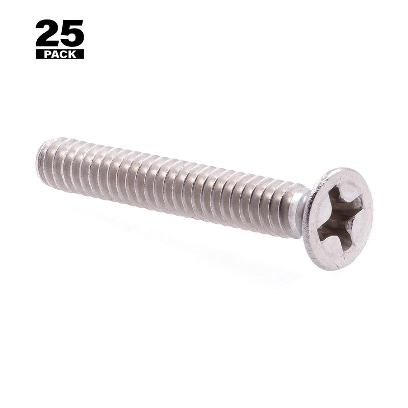 Prime-Line Machine Screws Flat Head Phillips Screwdriver #632 X 1 Inch 188