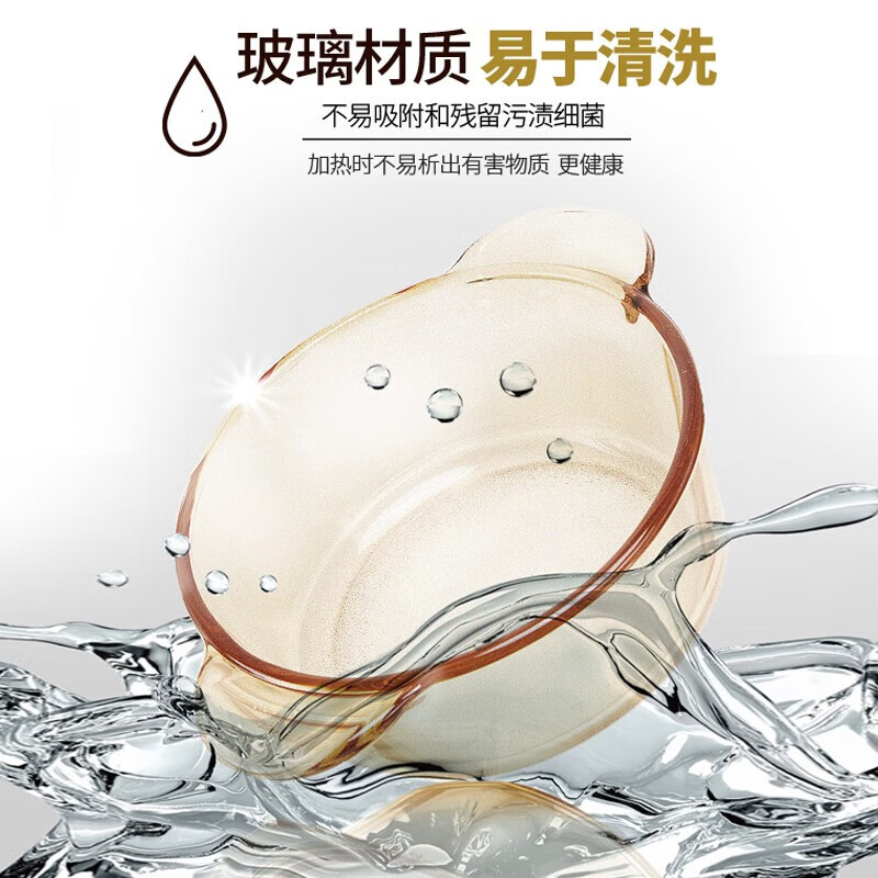 Corning (VISIONS) crystal clear pot set soup pot stew pot cooking pot high temperature open flame can be used 1.25L pot + 1.5L soup pot + 3.5L soup pot 3-piece set