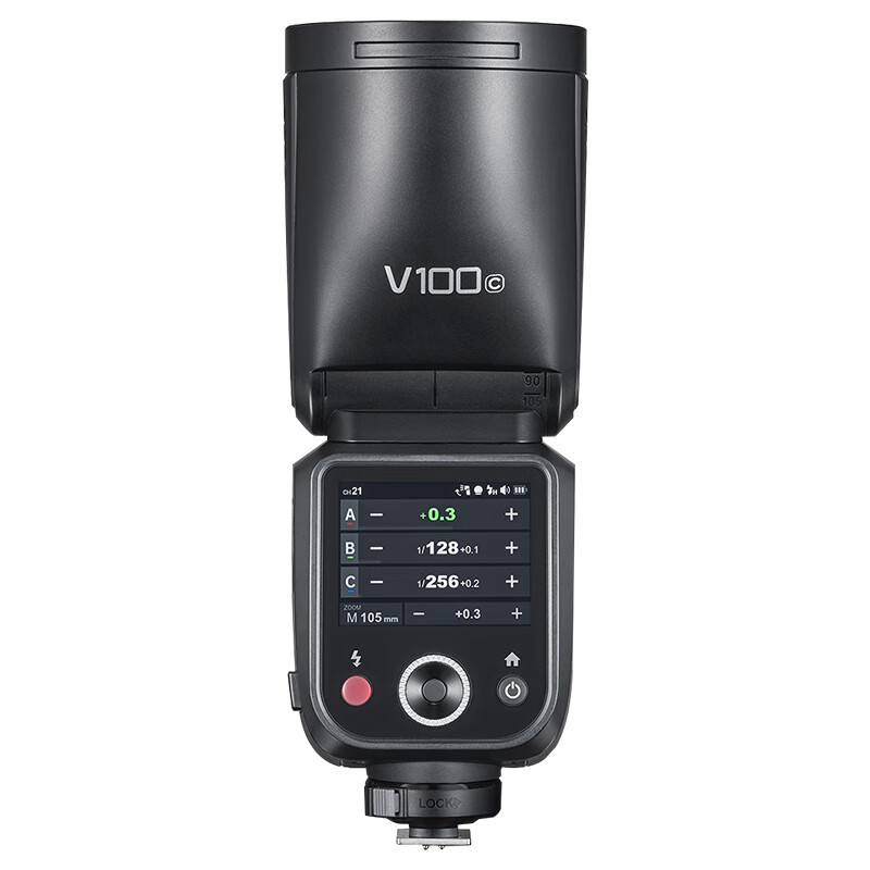 Godox flagship new product V100C touch screen on-camera flash high-speed synchronization TTL lithium battery hot shoe light pocket light outdoor shooting portable wedding photography light official standard