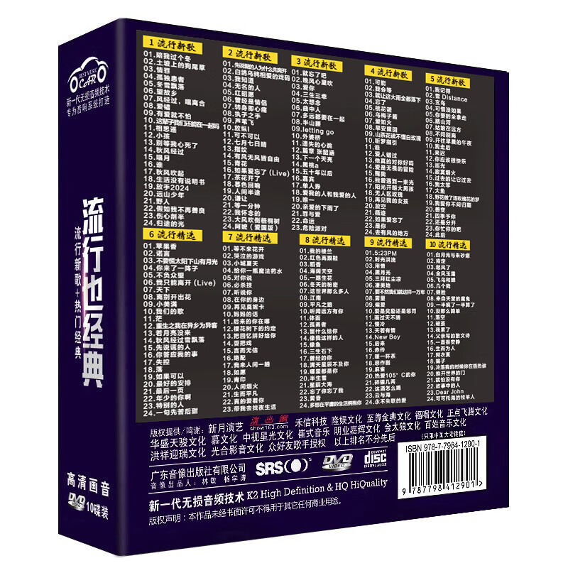 New product genuine car DVD disc high-definition video mv car music 2026 Douyou selected popular songs new songs lossless sound quality records non-CD discs