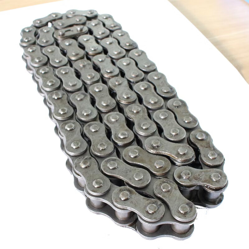 Ziqiang chain box-packed Donghua 08B10A12A16A20A24A28A transmission single and double row industrial roller chain Ziqiang chain double row 16A-2-60L