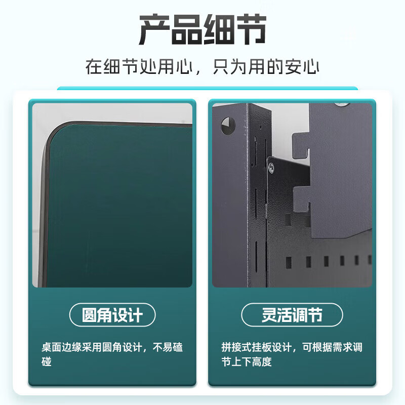 Baigang Heavy Duty Workbench Anti-static Maintenance Table Factory Workshop Fitter Operation Table Assembly Line Packing Table Single Table + Two Crane Drawers 1500*750*800mm