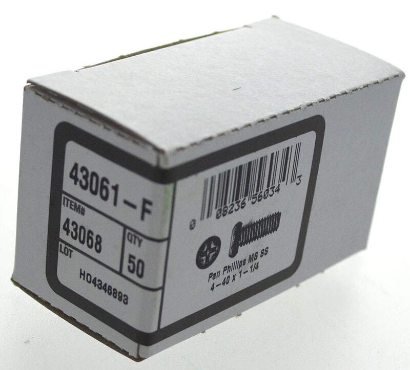 Hillman440 x 11/4 Stainless Steel Phillips Screws 50-Pack