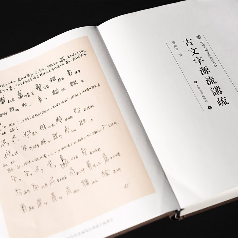 China Academy of Art’s calligraphy textbooks: Notes on the Origin of Ancient Chinese Characters (Volume 1 and 2)