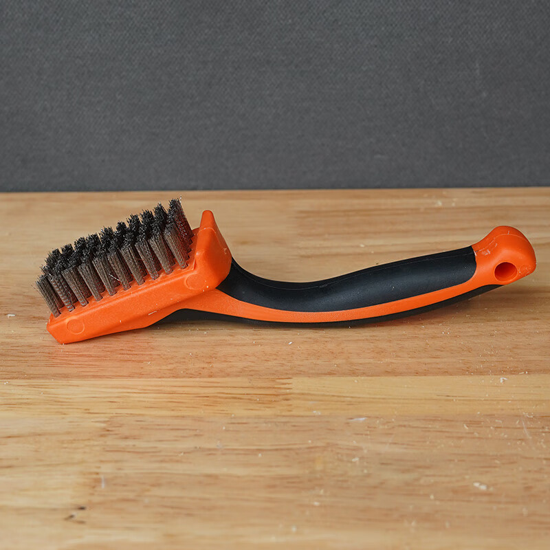 Tactix wire brush stainless steel wire brush industrial iron brush long handle rust removal cleaning brush kitchen barbecue household 315013