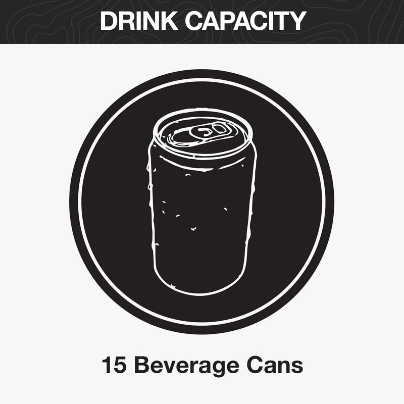 Pelican outdoor portable insulated box 18.9L camping fishing picnic cooler waterproof and durable