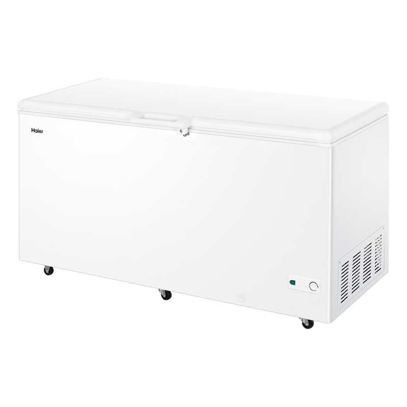 Haier Haier Freezer 300L Refrigerated Refrigeration Conversion Large Capacity White Horizontal Commercial Freezer Household Single Temperature Freezer Commercial Refrigeration Level 1 Energy Efficiency Freezer 429L
