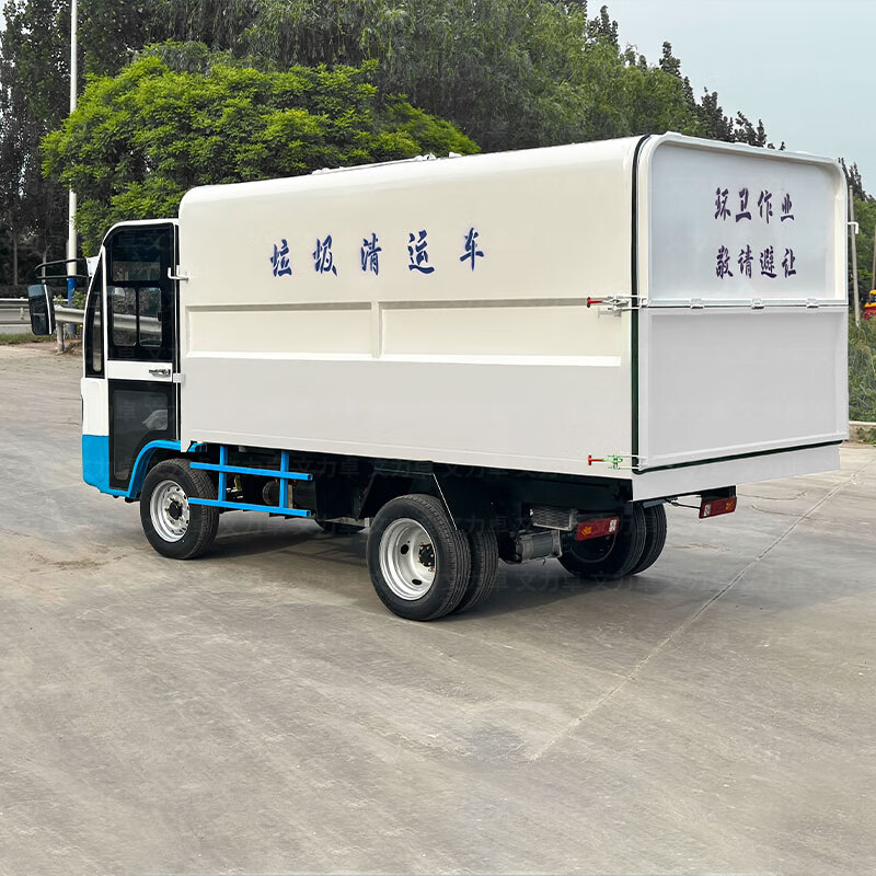 Wenlizhuo side-mounted bucket garbage truck domestic garbage removal truck self-loading and self-unloading new energy garbage transport truck municipal sanitation garbage transfer truck Wenlizhuo side-mounted garbage transfer truck