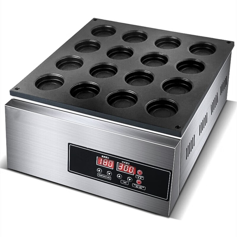 Internet celebrity wheel pancake machine, commercial stall machine, electric heating gas pancake machine, Taiwanese bean cake machine, egg burger machine, 32-hole digital