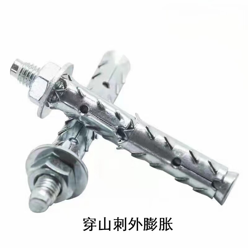 Lilang Shunfeng Piercing Expansion Screw Hollow Brick Foam Brick Lightweight Brick Special Expansion Bolt Fish Scale Explosion External Expansion 12*100 (40 per box)