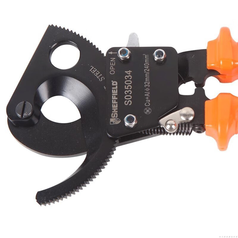Steel Shield SHEFFIELD S035034 Ratchet type manual cable cutter 240m or less