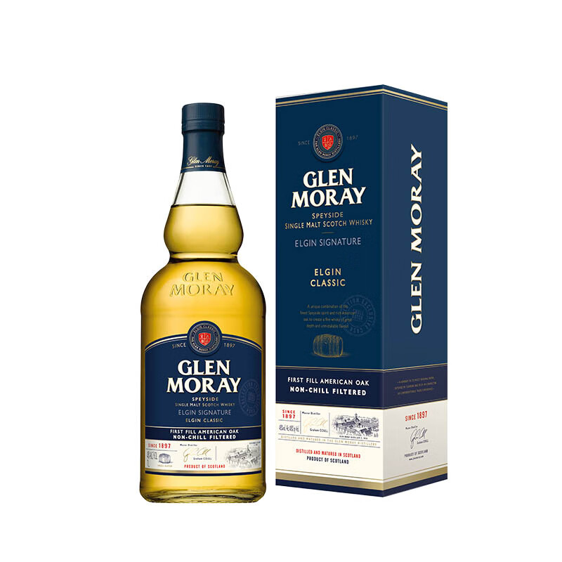Glen Moray Explorer Classic Scottish Single Malt Whiskey 1000ml 48%