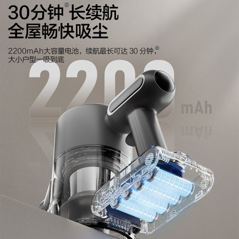 SUPOR Vacuum Cleaner Home Wireless Handheld Lightweight High Suction Sweeper Vacuum Dust Vacuum Carry Dual-Purpose Sofa Carpet Bedroom Pet Cat Dog Hair Portable New EVS-C5A Consult Customer Service for a Better Deal