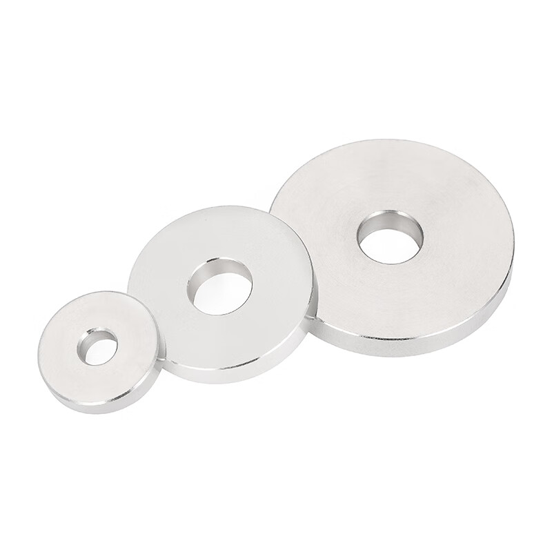 Jinggong (JINGGONG) SZ304 stainless steel precision turning gasket high-end heavy-duty thickened flat washer lathe processing non-standard CNC M5*15*4 (5 pieces)